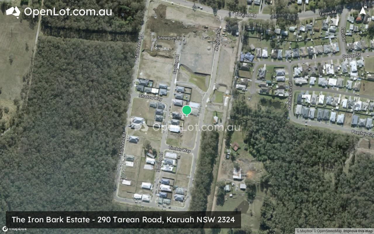 Satellite image for The Iron Bark Estate - 290 Tarean Road, Karuah NSW 2324