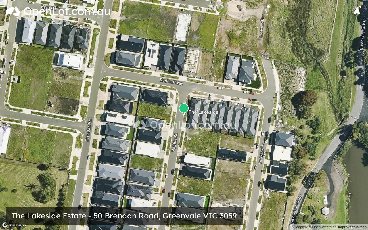Satellite image for The Lakeside Estate - 50 Brendan Road, Greenvale VIC 3059