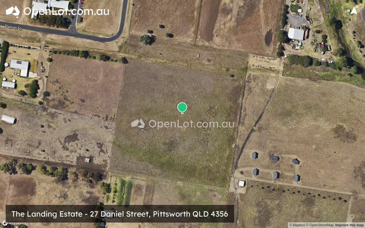 Satellite image for The Landing Estate - 27 Daniel Street, Pittsworth QLD 4356