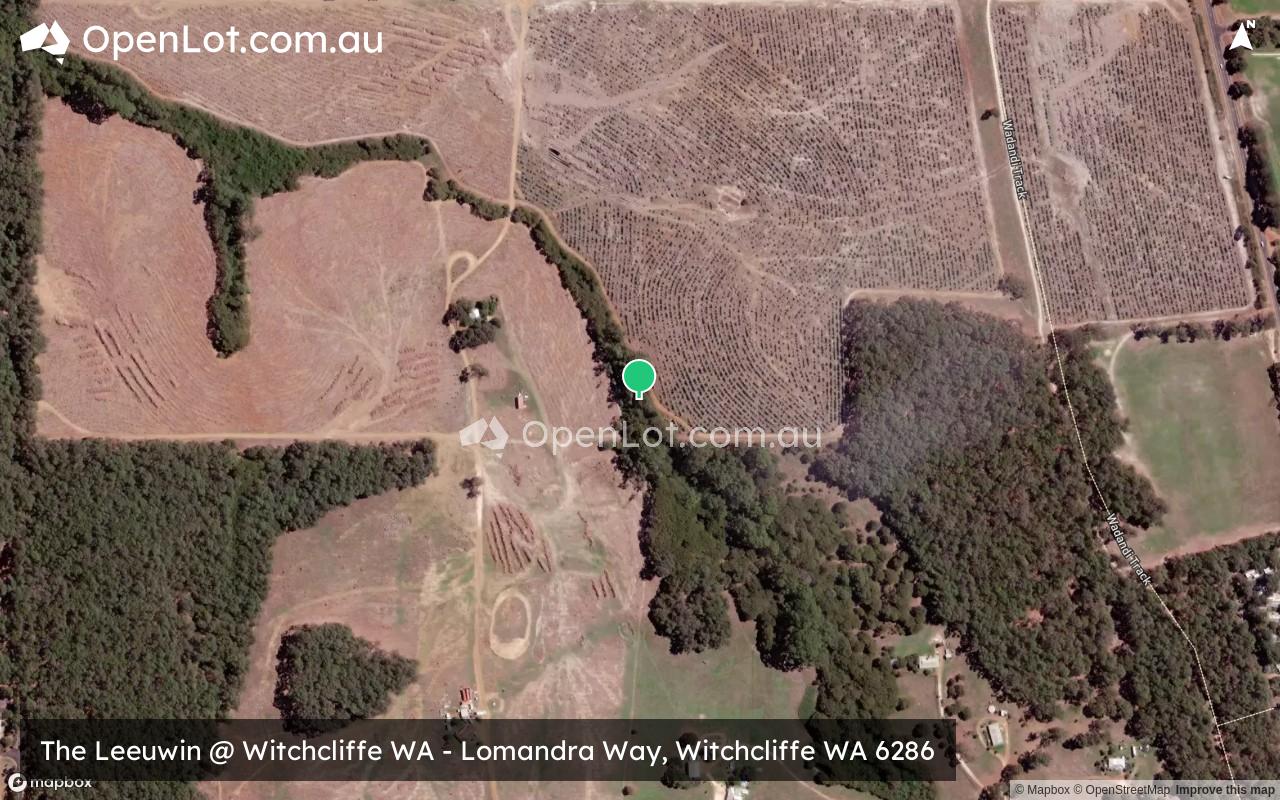 Satellite image for The Leeuwin @ Witchcliffe WA - Lomandra Way, Witchcliffe WA 6286