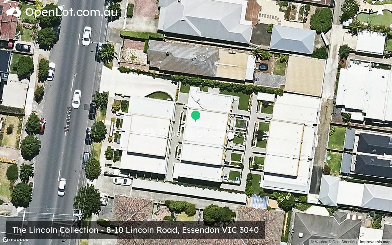 Satellite image for The Lincoln Collection - 8-10 Lincoln Road, Essendon VIC 3040