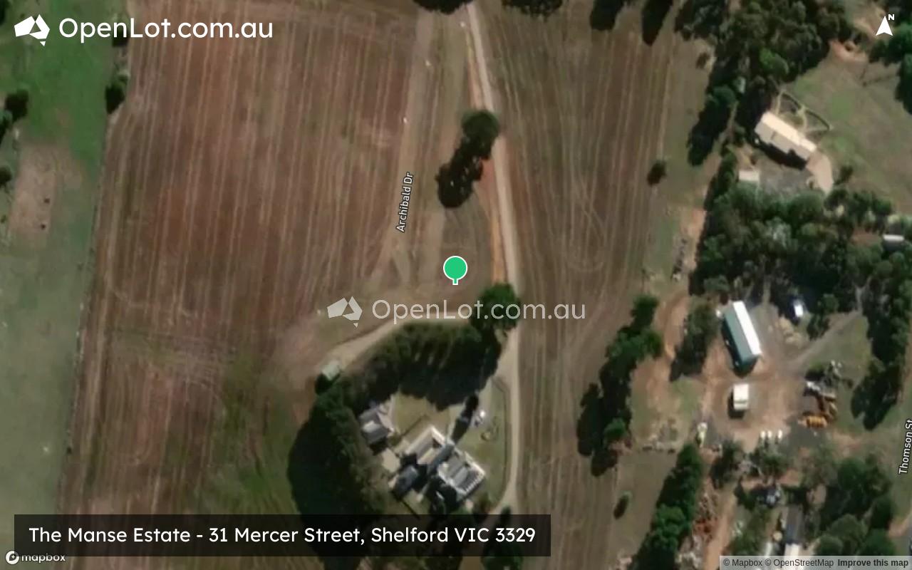 Satellite image for The Manse Estate - 31 Mercer Street, Shelford VIC 3329