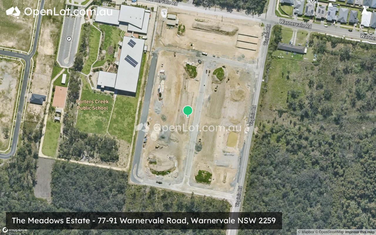 Satellite image for The Meadows Estate - 77-91 Warnervale Road, Warnervale NSW 2259