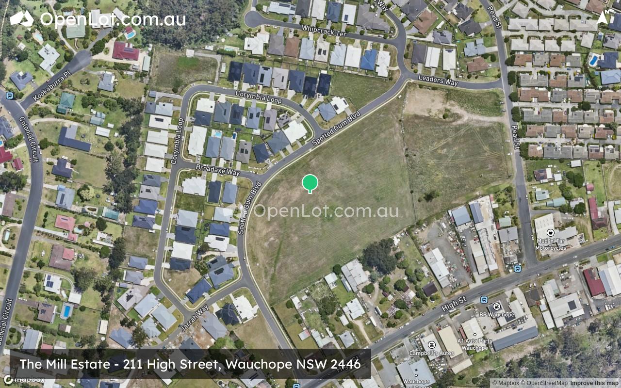 Satellite image for The Mill Estate - 211 High Street, Wauchope NSW 2446