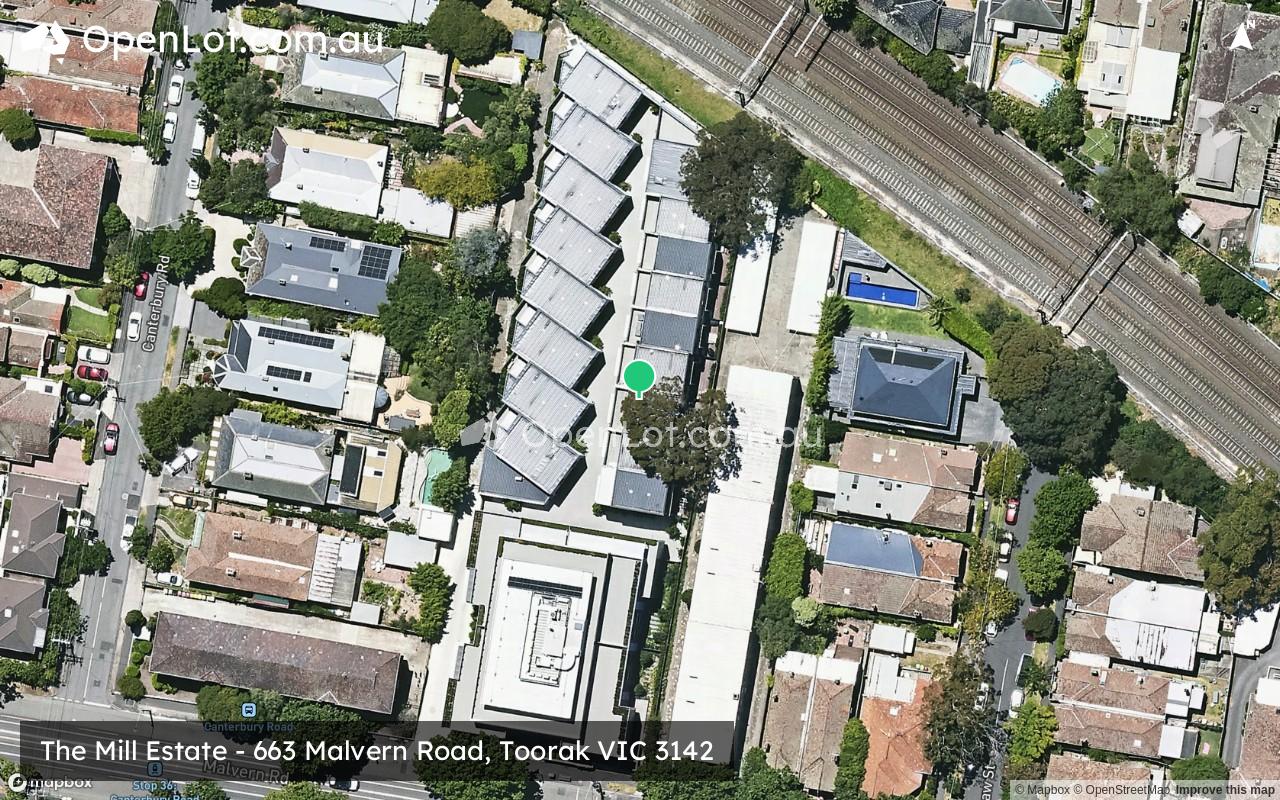 Satellite image for The Mill Estate - 663 Malvern Road, Toorak VIC 3142