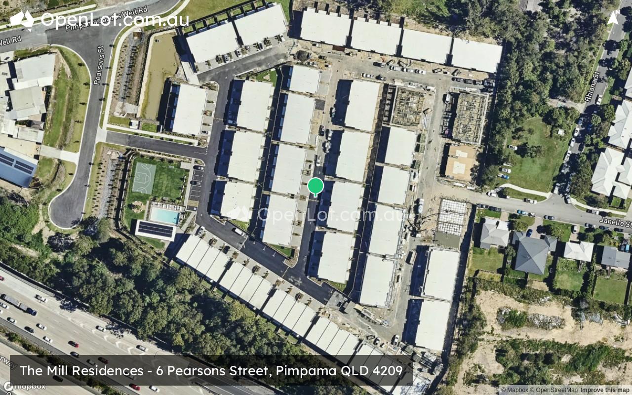 Satellite image for The Mill Residences - 6 Pearsons Street, Pimpama QLD 4209