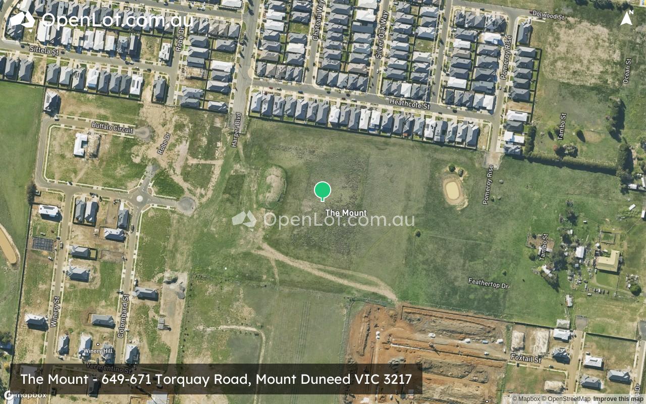 Satellite image for The Mount - 649-671 Torquay Road, Mount Duneed VIC 3217
