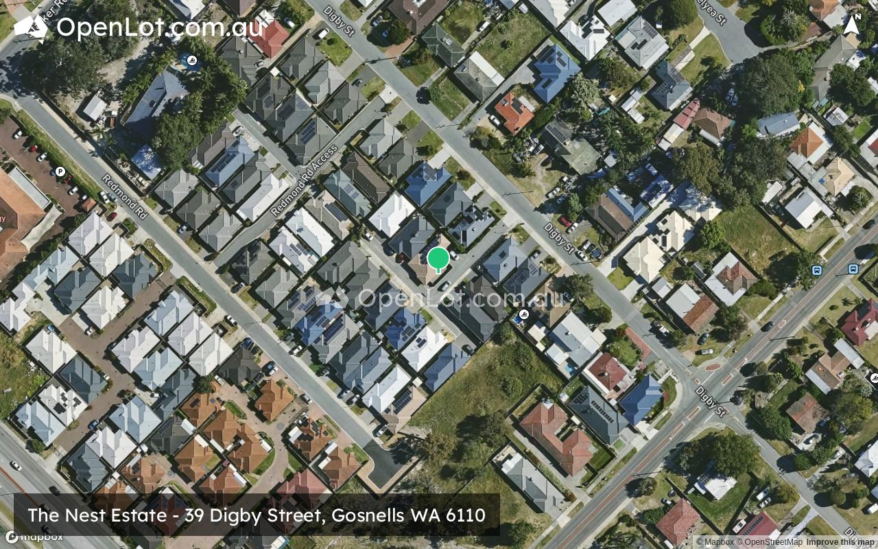 Satellite image for The Nest Estate - 39 Digby Street, Gosnells WA 6110