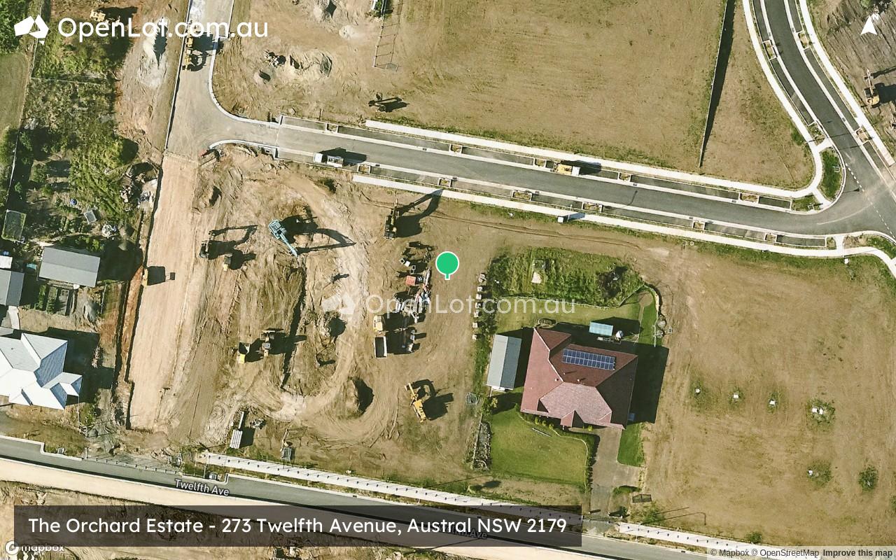 Satellite image for The Orchard Estate - 273 Twelfth Avenue, Austral NSW 2179