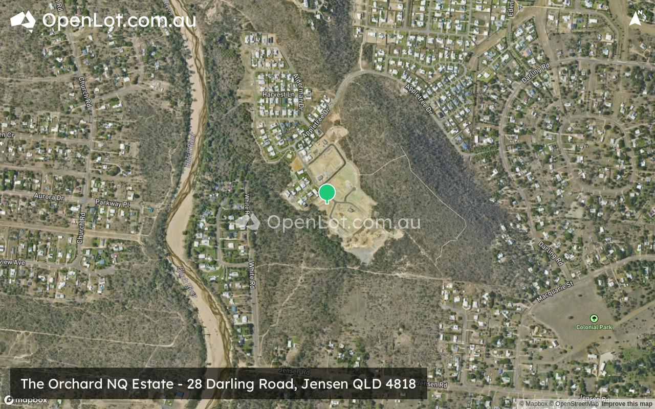 Satellite image for The Orchard NQ Estate - 28 Darling Road, Jensen QLD 4818