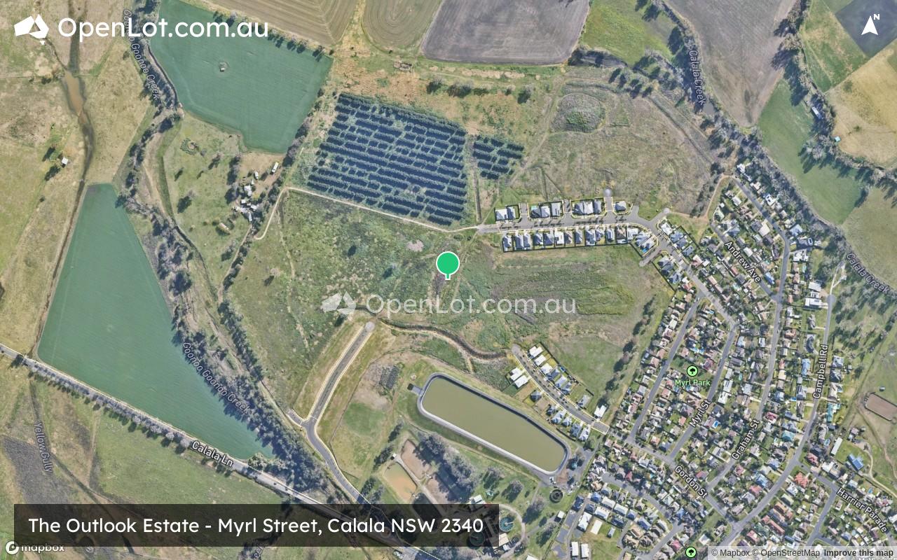 Satellite image for The Outlook Estate - Myrl Street, Calala NSW 2340
