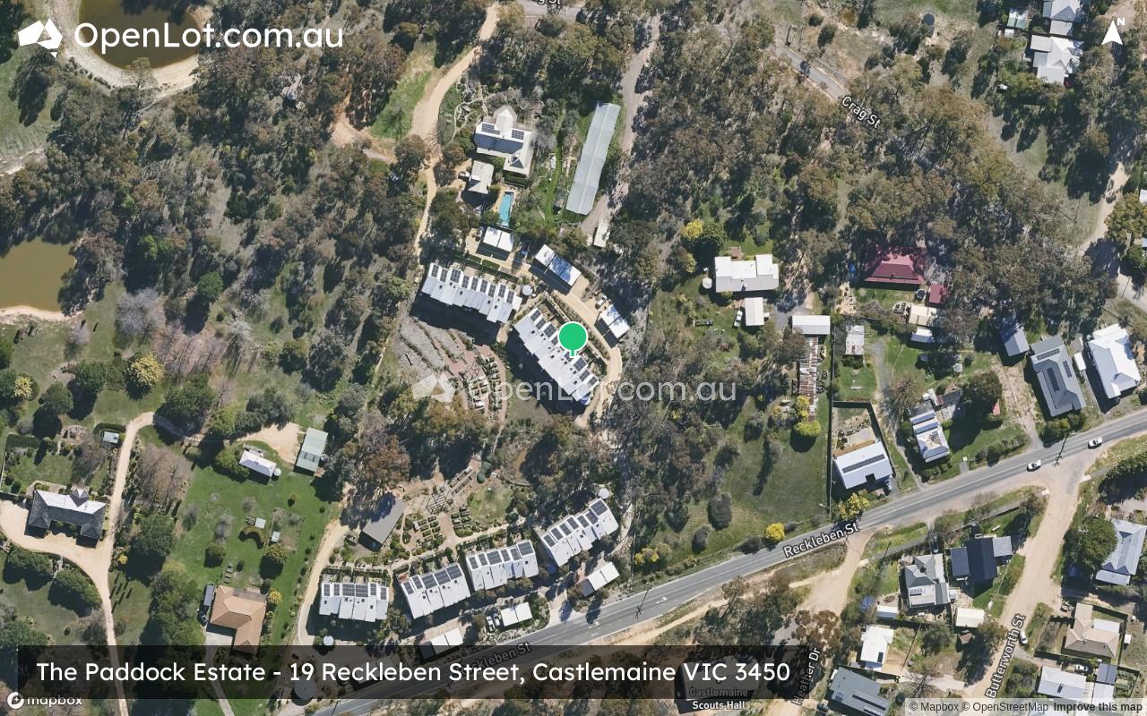 Satellite image for The Paddock Estate - 19 Reckleben Street, Castlemaine VIC 3450