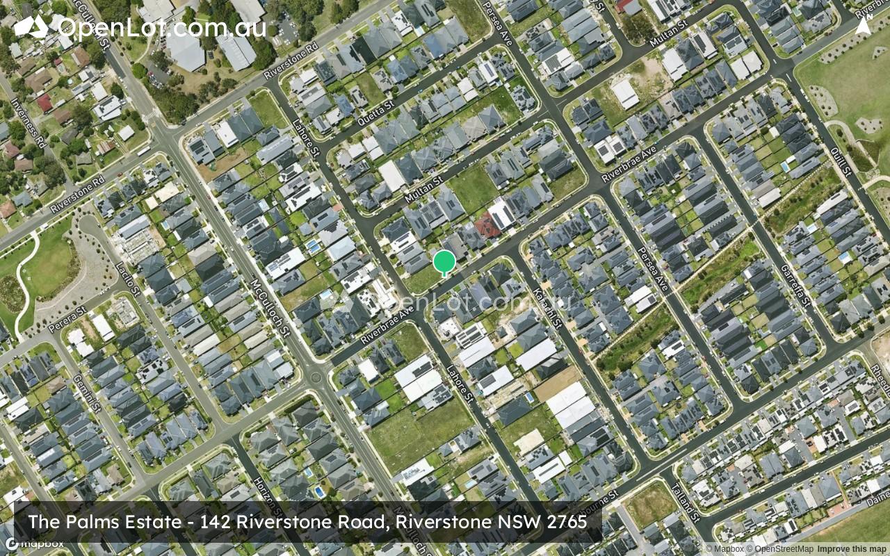 Satellite image for The Palms Estate - 142 Riverstone Road, Riverstone NSW 2765