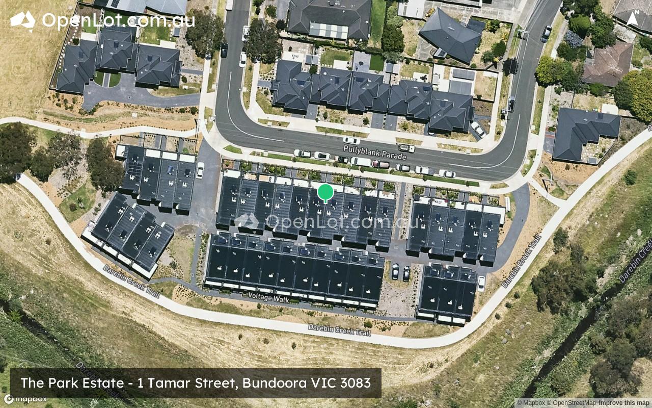 Satellite image for The Park Estate - 1 Tamar Street, Bundoora VIC 3083