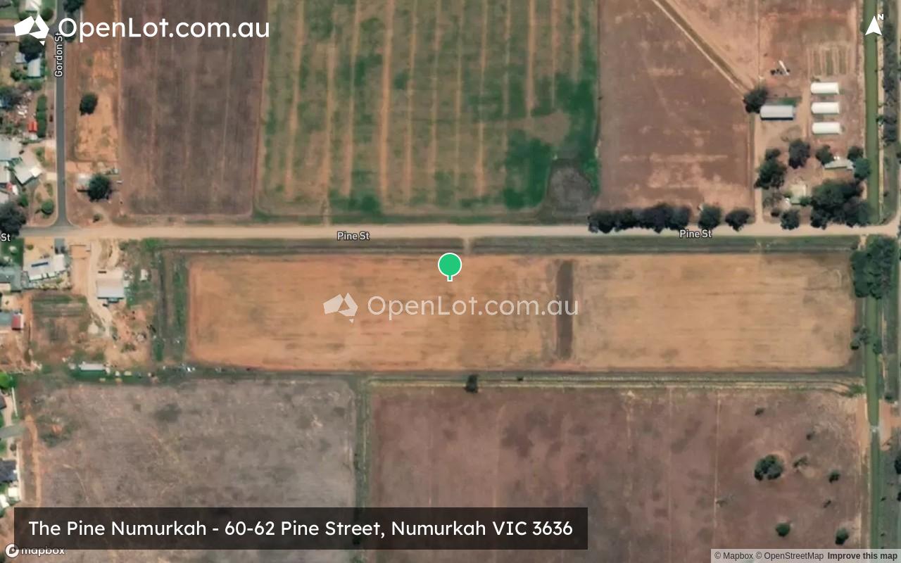 Satellite image for The Pine Numurkah - 60-62 Pine Street, Numurkah VIC 3636