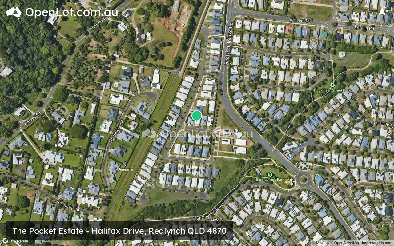 Satellite image for The Pocket Estate - Halifax Drive, Redlynch QLD 4870