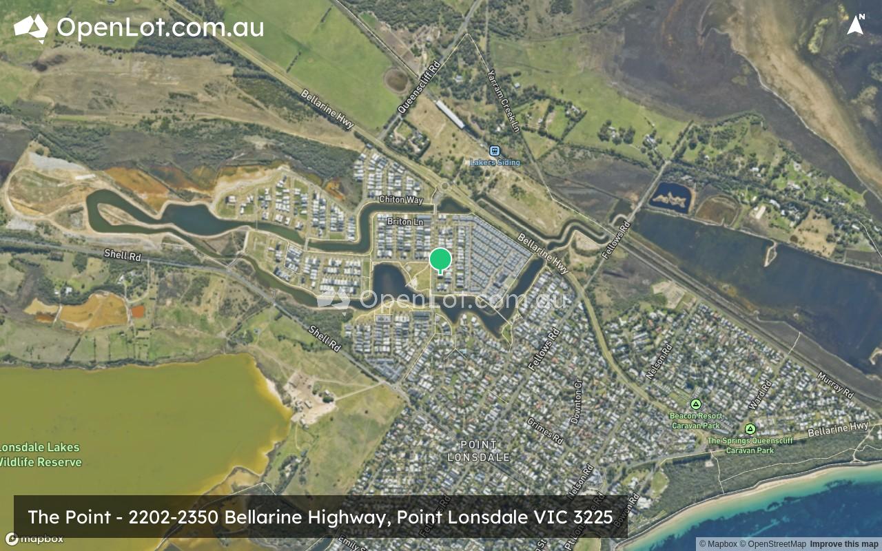 Satellite image for The Point - 2202-2350 Bellarine Highway, Point Lonsdale VIC 3225