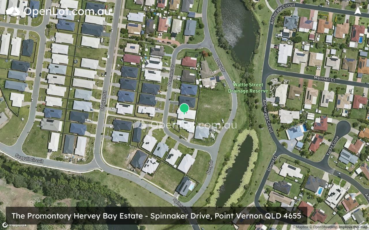 Satellite image for The Promontory Hervey Bay Estate - Spinnaker Drive, Point Vernon QLD 4655