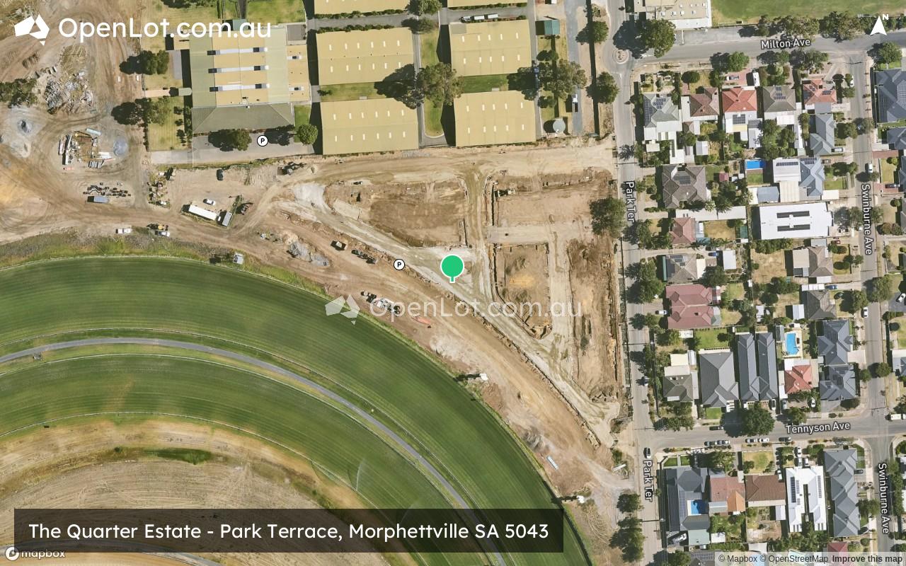 Satellite image for The Quarter Estate - Park Terrace, Morphettville SA 5043