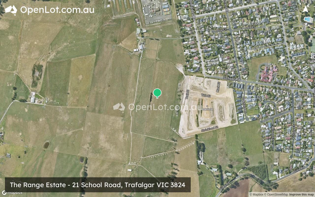Satellite image for The Range Estate - 1976 Princes Highway, Trafalgar VIC 3824
