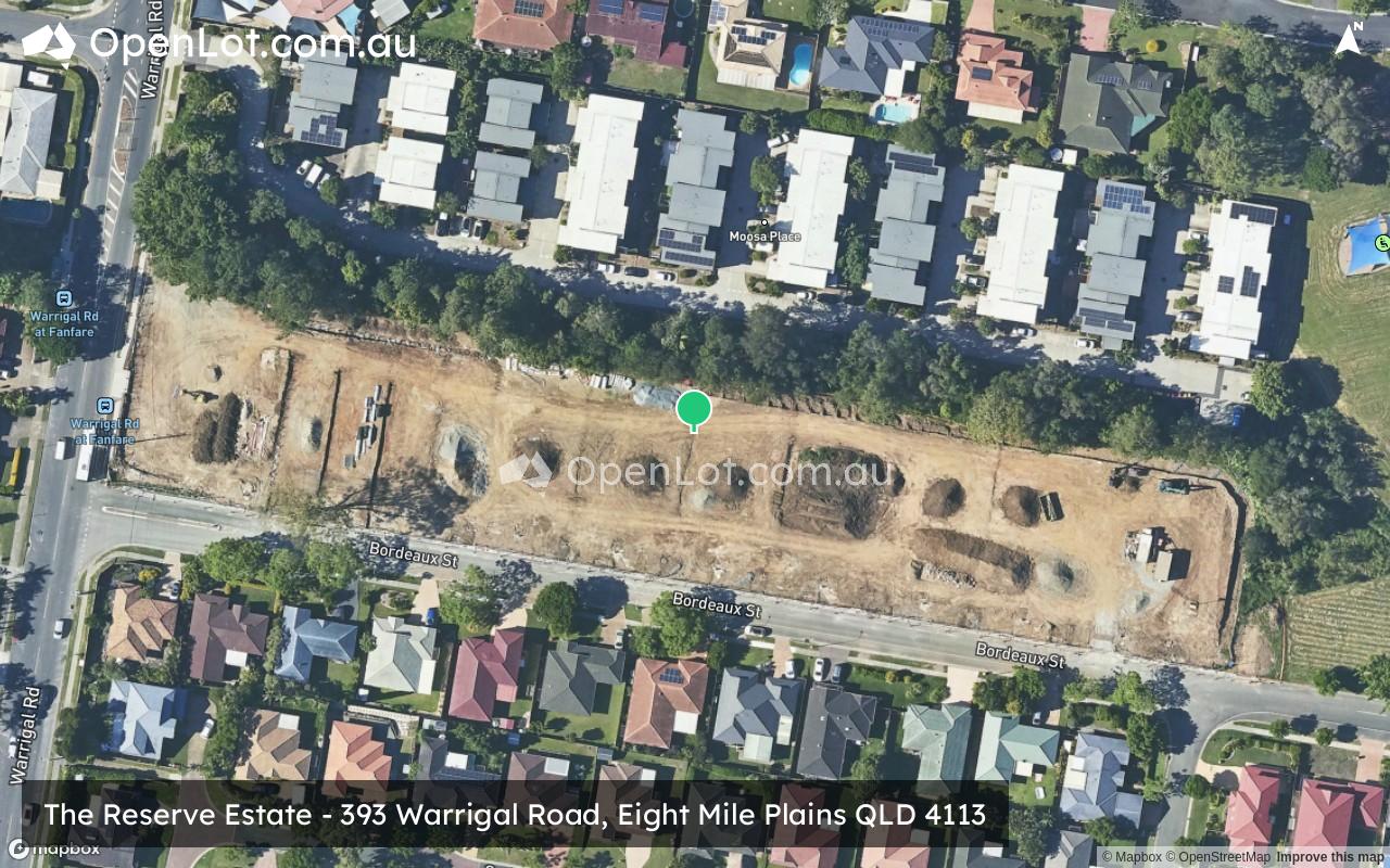 Satellite image for The Reserve Estate - 393 Warrigal Road, Eight Mile Plains QLD 4113