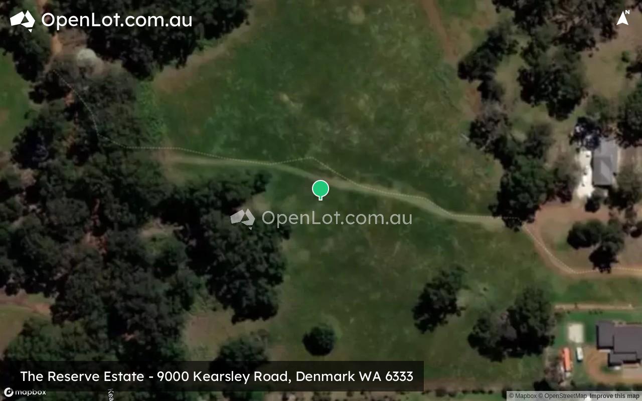 Satellite image for The Reserve Estate - 9000 Kearsley Road, Denmark WA 6333