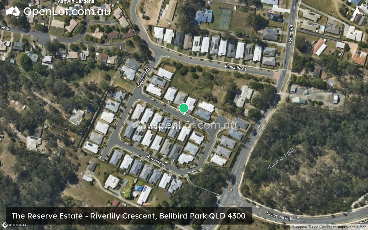 Satellite image for The Reserve Estate - Riverlily Crescent, Bellbird Park QLD 4300
