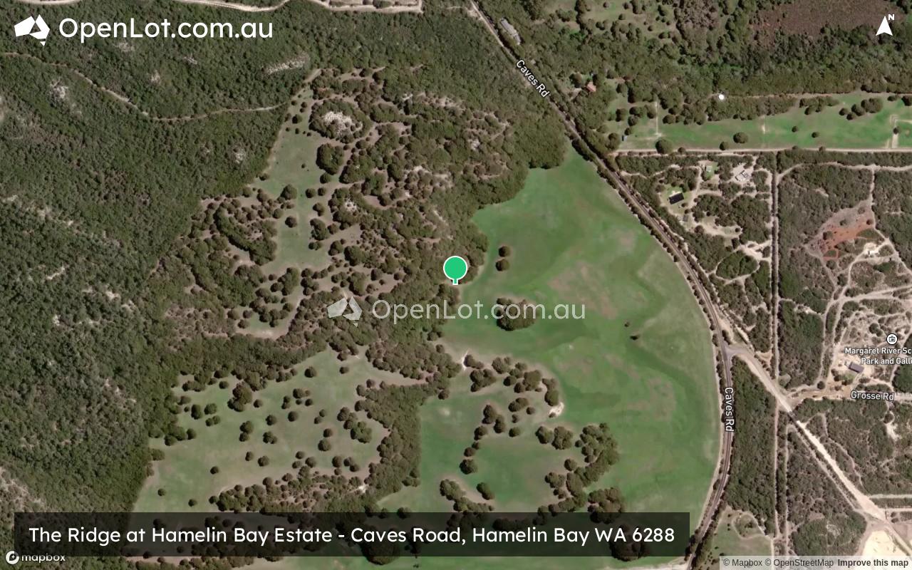 Satellite image for The Ridge at Hamelin Bay Estate - Caves Road, Hamelin Bay WA 6288