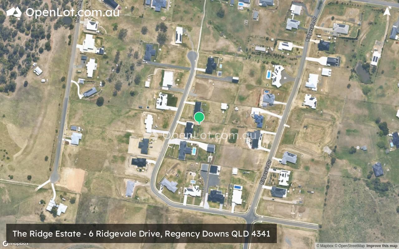 Satellite image for The Ridge Estate - 6 Ridgevale Drive, Regency Downs QLD 4341