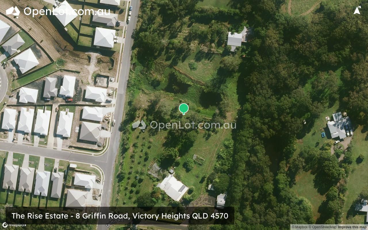 Satellite image for The Rise Estate - 8 Griffin Road, Victory Heights QLD 4570