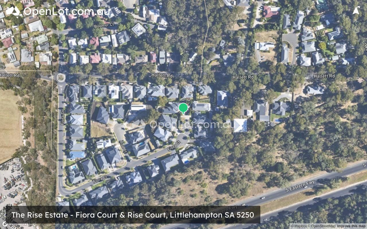 Satellite image for The Rise Estate - Fiora Court & Rise Court, Littlehampton SA 5250