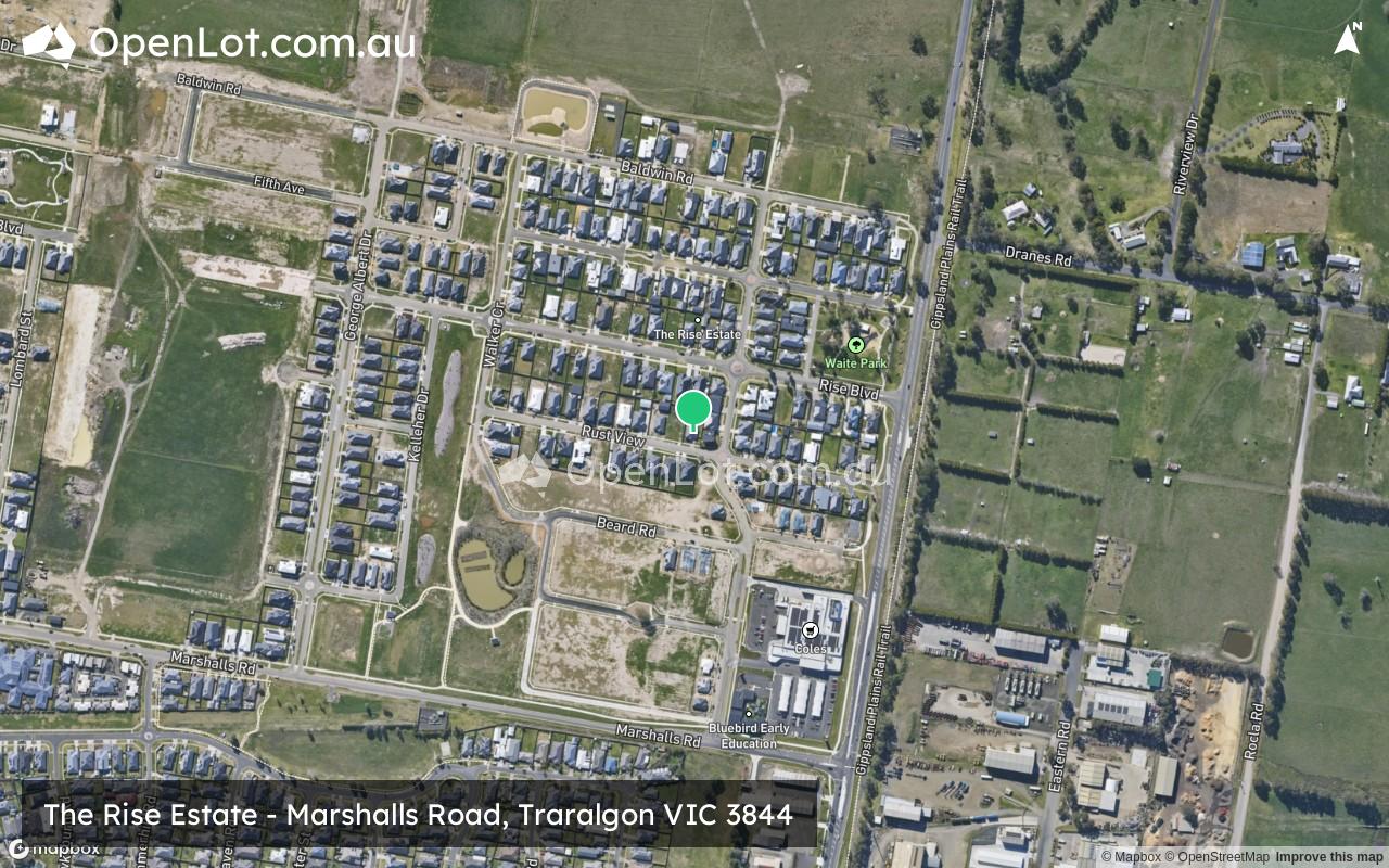 Satellite image for The Rise Estate - Marshalls Road, Traralgon VIC 3844