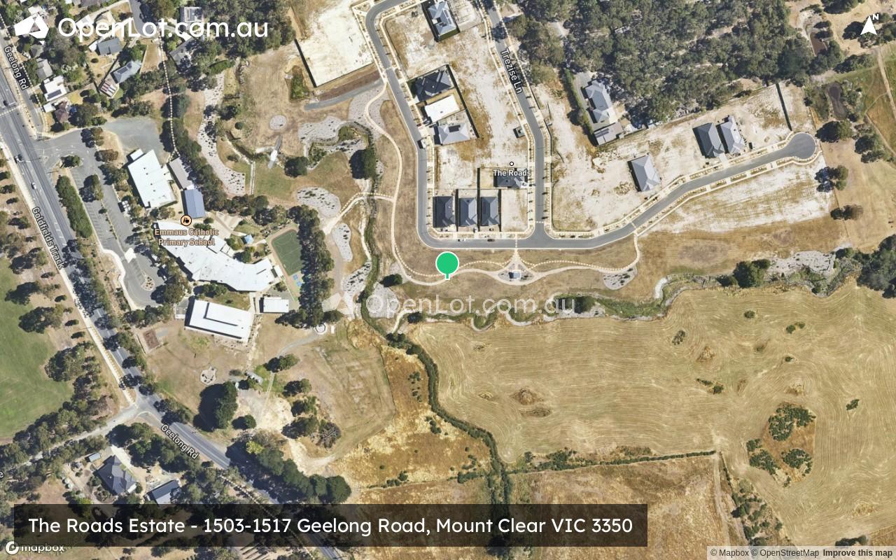 Satellite image for The Roads Estate - 1503-1517 Geelong Road, Mount Clear VIC 3350