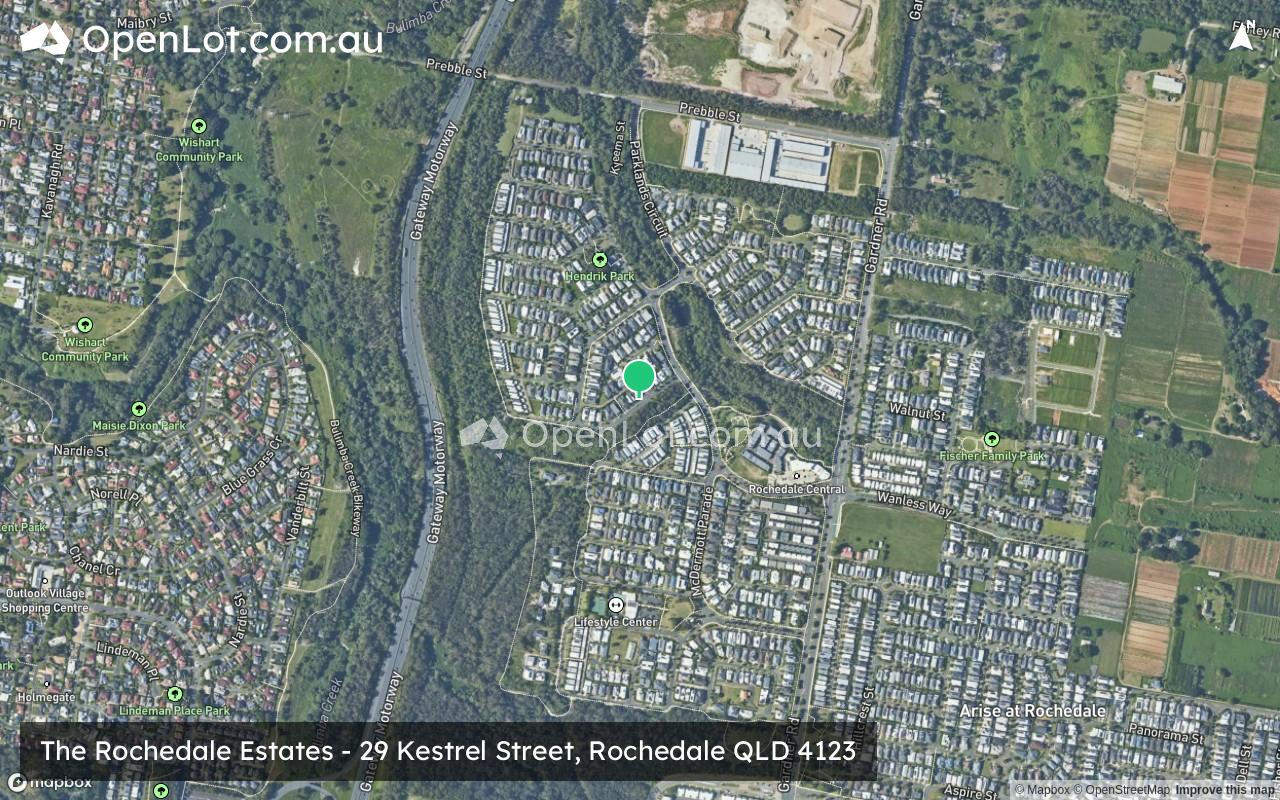 Satellite image for The Rochedale Estates - 29 Kestrel Street, Rochedale QLD 4123