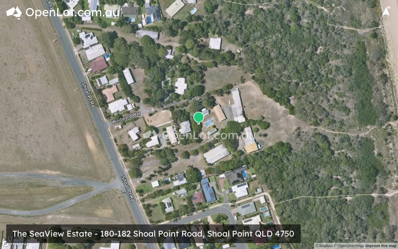 Satellite image for The SeaView Estate - 180-182 Shoal Point Road, Shoal Point QLD 4750