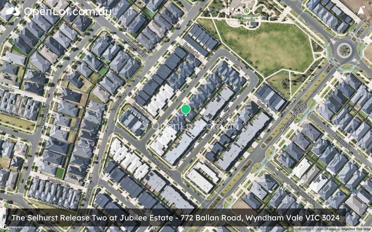 Satellite image for The Selhurst Release Two at Jubilee Estate - 772 Ballan Road, Wyndham Vale VIC 3024
