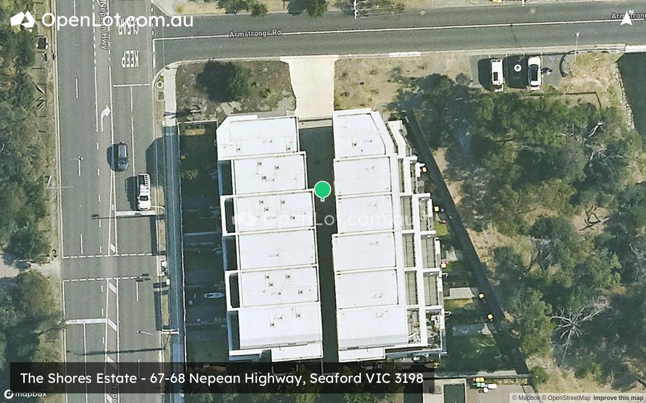 Satellite image for The Shores Estate - 67-68 Nepean Highway, Seaford VIC 3198