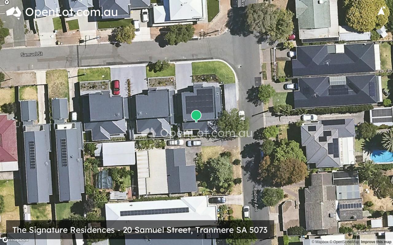 Satellite image for The Signature Residences - 20 Samuel Street, Tranmere SA 5073