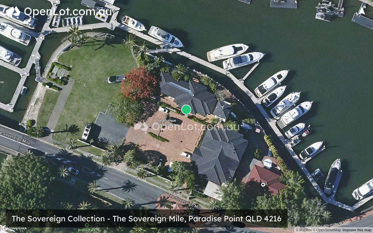 Satellite image for The Sovereign Collection - The Sovereign Mile, Paradise Point QLD 4216