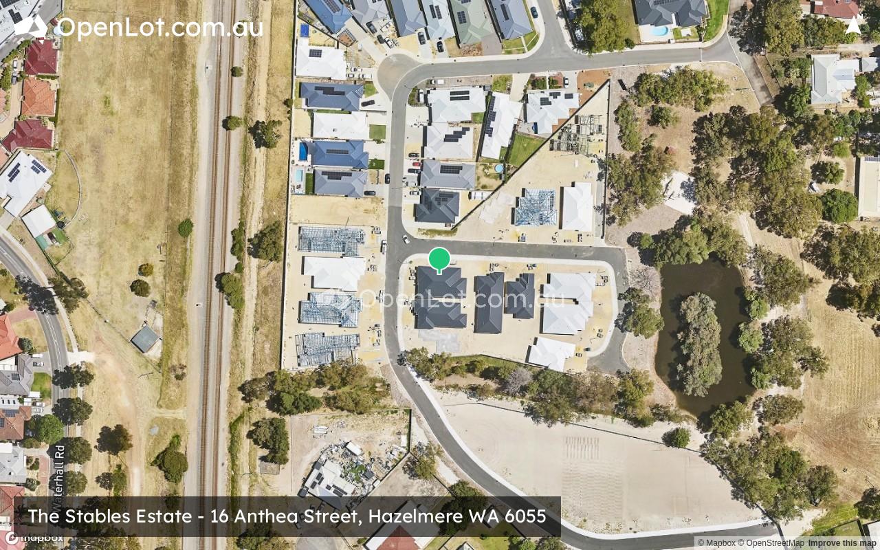 Satellite image for The Stables Estate - 16 Anthea Street, Hazelmere WA 6055
