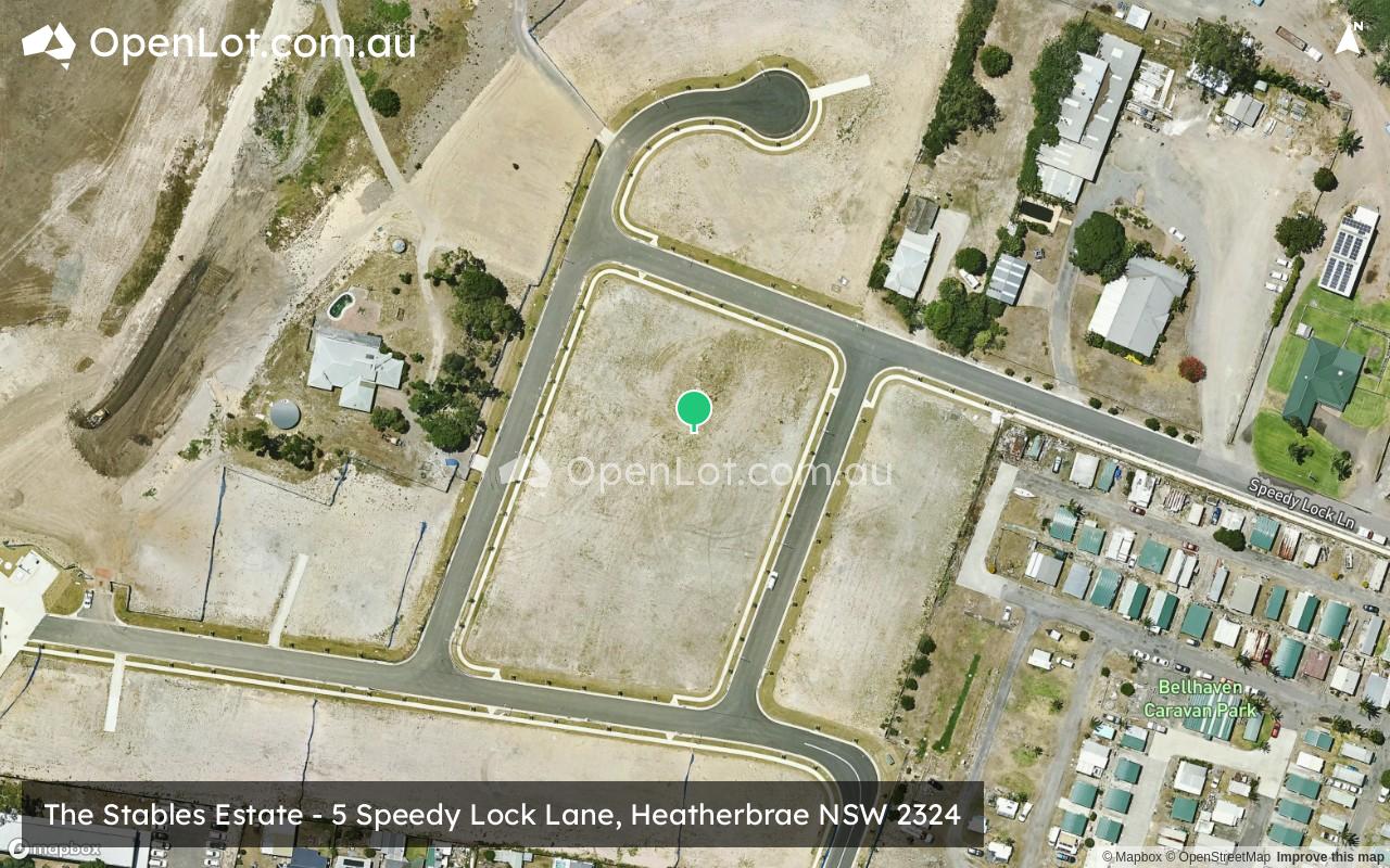 Satellite image for The Stables Estate - 5 Speedy Lock Lane, Heatherbrae NSW 2324
