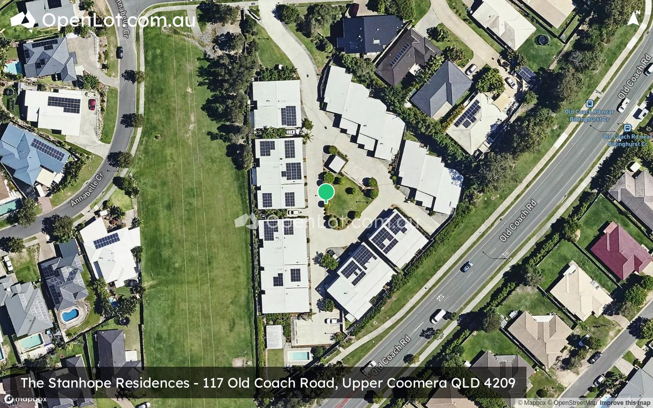Satellite image for The Stanhope Residences - 117 Old Coach Road, Upper Coomera QLD 4209