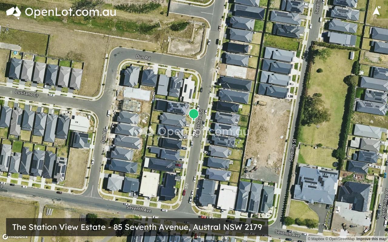 Satellite image for The Station View Estate - 85 Seventh Avenue, Austral NSW 2179