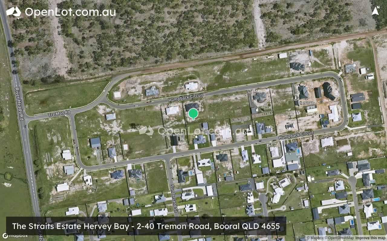 Satellite image for The Straits Estate Hervey Bay - 2-40 Tremon Road, Booral QLD 4655