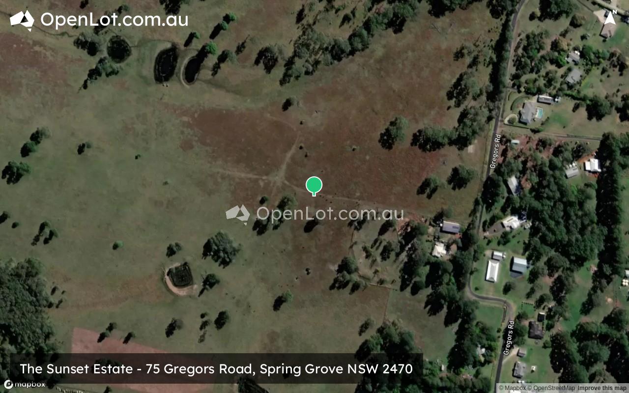 Satellite image for The Sunset Estate - 75 Gregors Road, Spring Grove NSW 2470