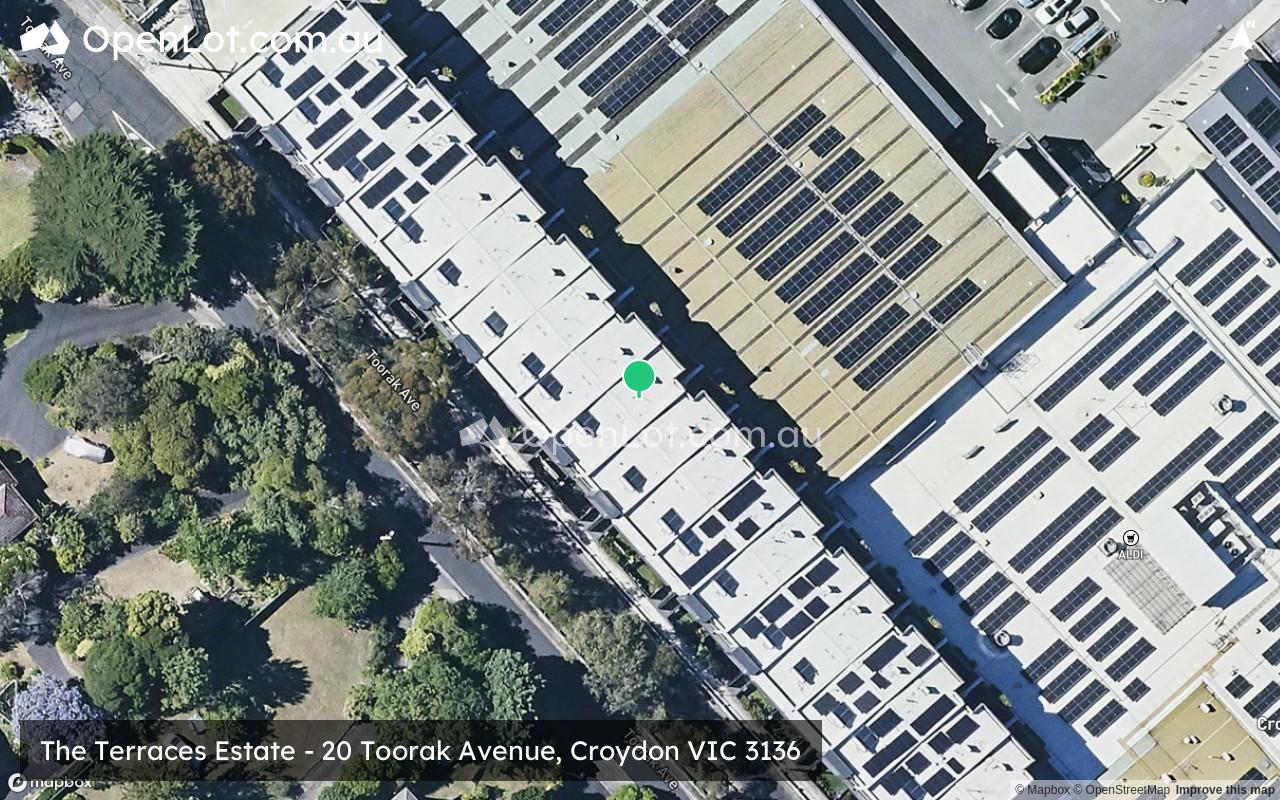 Satellite image for The Terraces Estate - 20 Toorak Avenue, Croydon VIC 3136