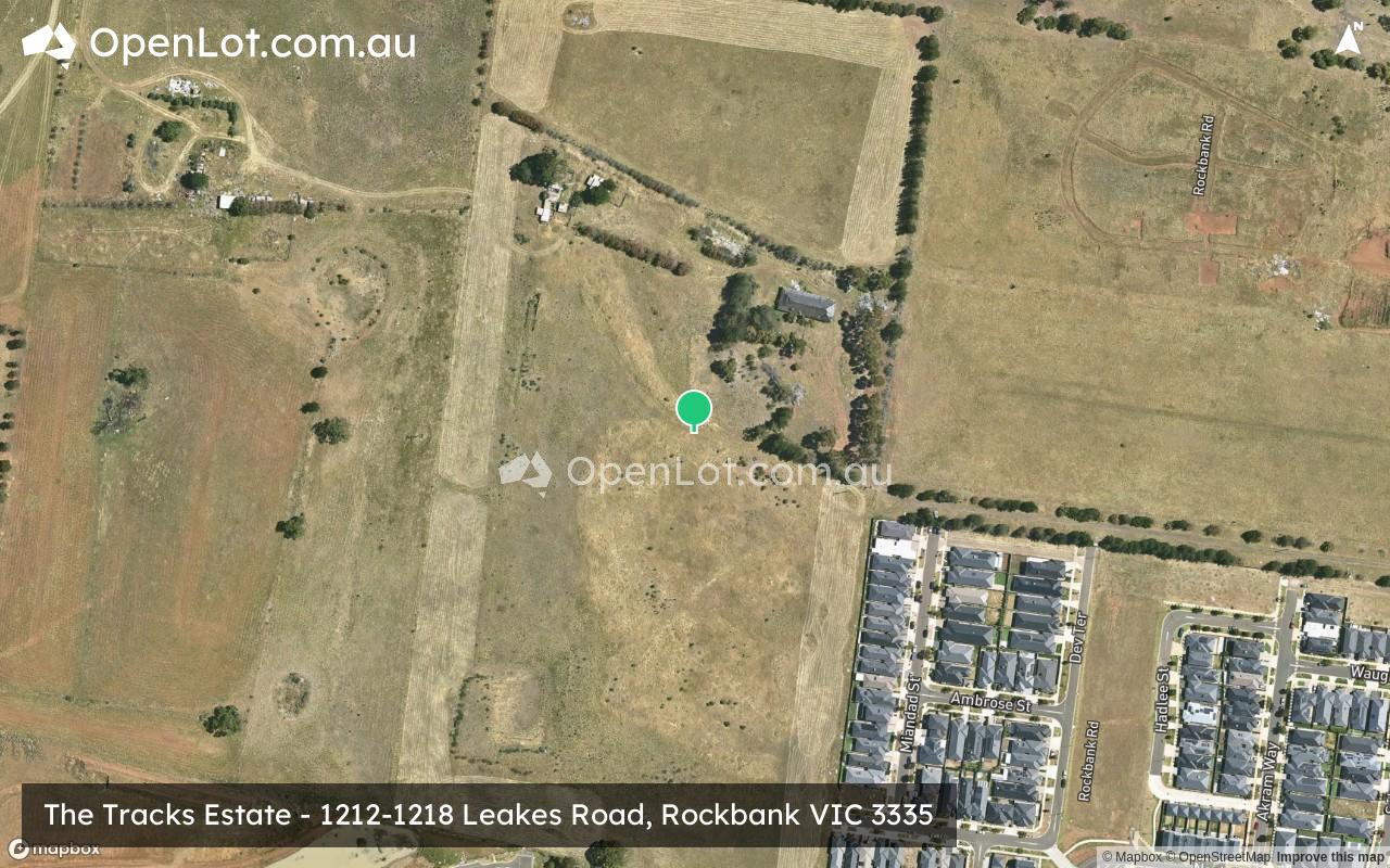 Satellite image for The Tracks Estate - 1212-1218 Leakes Road, Rockbank VIC 3335