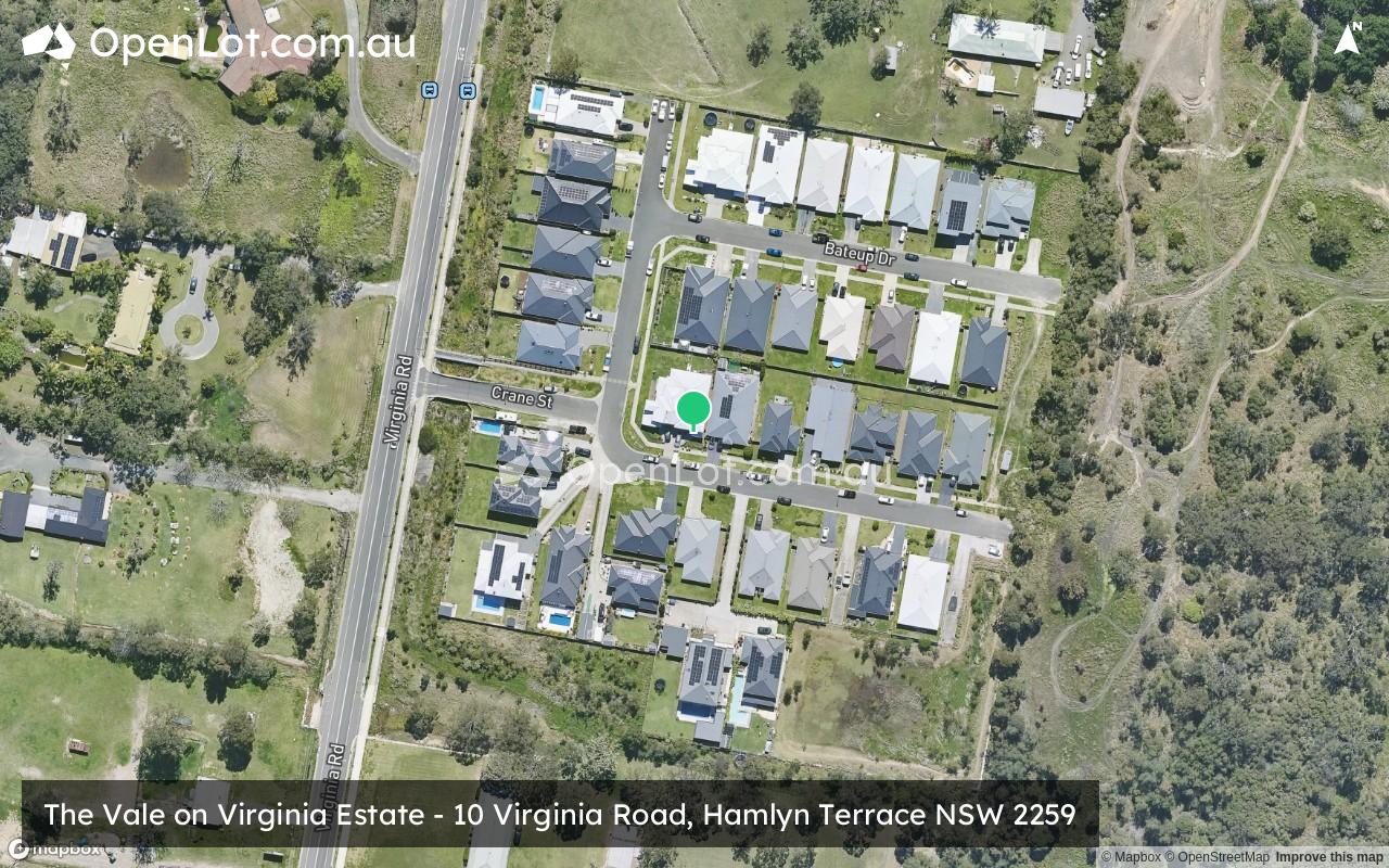 Satellite image for The Vale on Virginia Estate - 10 Virginia Road, Hamlyn Terrace NSW 2259