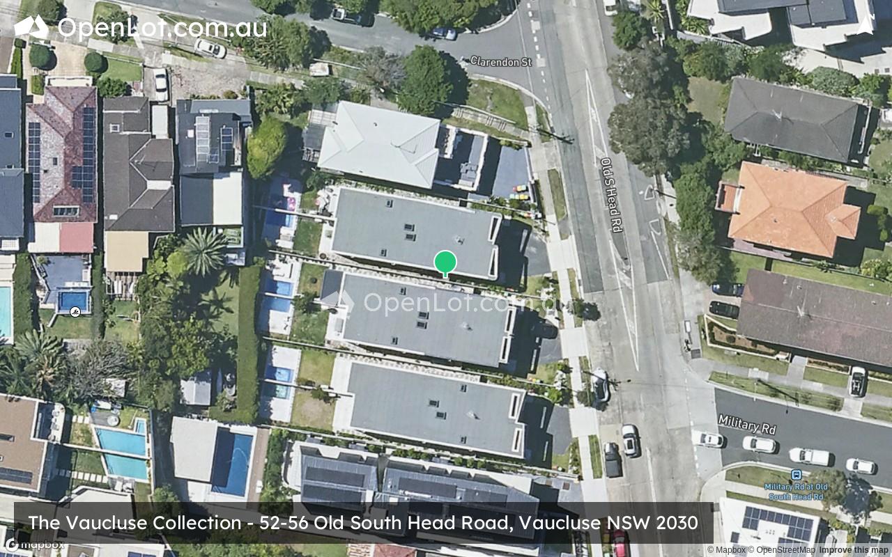 Satellite image for The Vaucluse Collection - 52-56 Old South Head Road, Vaucluse NSW 2030