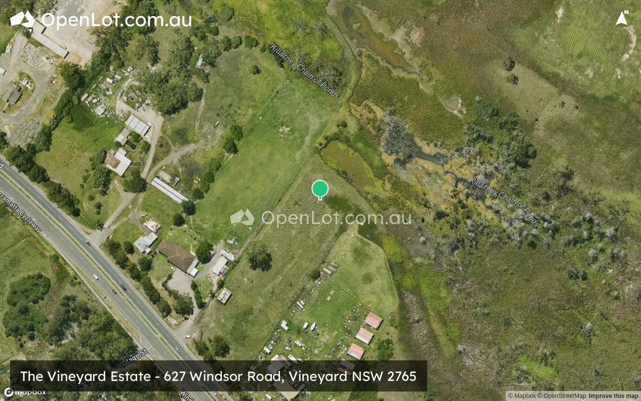 Satellite image for The Vineyard Estate - 627 Windsor Road, Vineyard NSW 2765